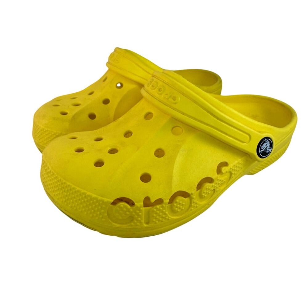 Crocs yellow clog Junior 2 Preowned - Picture 3 of 8